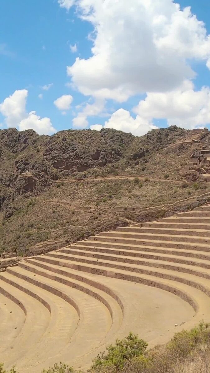 Andenes cerca de Villa Tarucas, Valle Sagrado